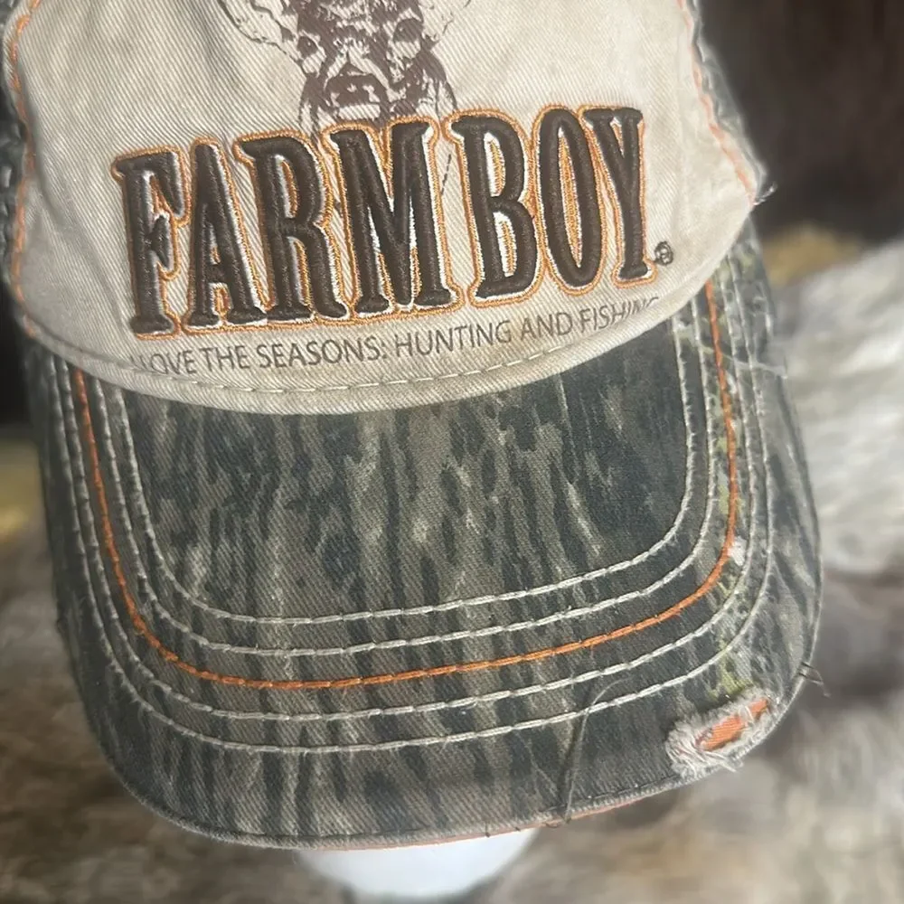 Farmboy Tan and Black Cap M/L (5175)